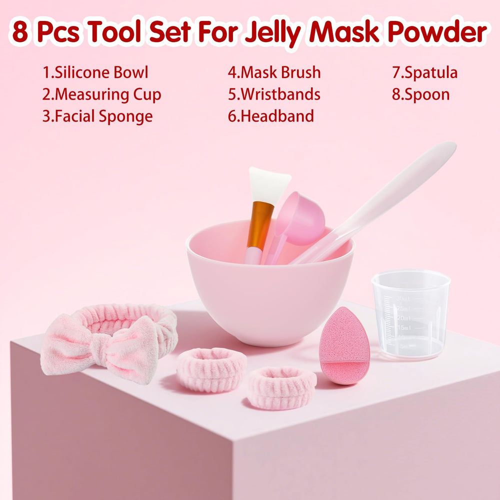Pjordo skincare headband and wristband for tidy routine