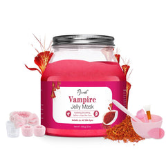Pjordo Vampire Jelly Mask powder ready for mixing for a spa like facial treatment