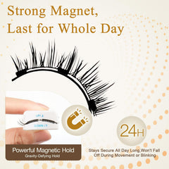 PKsiauya Ginani lashes closeup with soft fibers for natural look