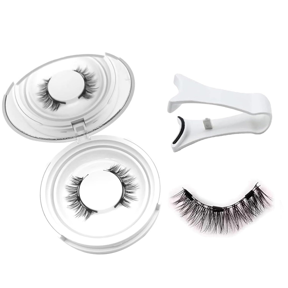 PKsiauya Ginani magnetic lashes with applicator for easy on-the-go lash application.
