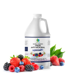 Plainly Earth antimicrobial hand soap 64oz bulk bottle ideal for refills and everyday use.