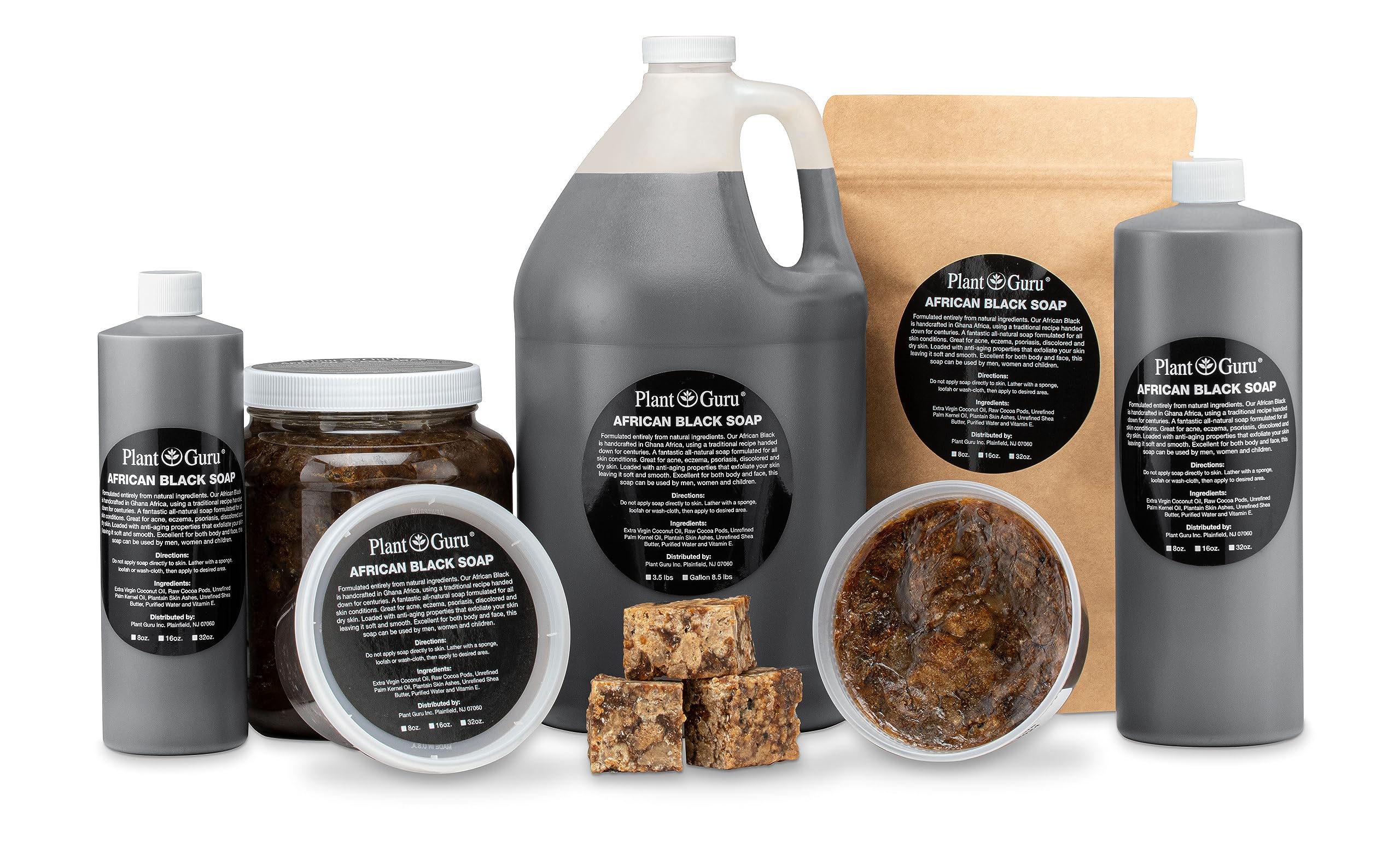 Plant Guru 10 lb bulk black soap pack for wholesale and long-term use