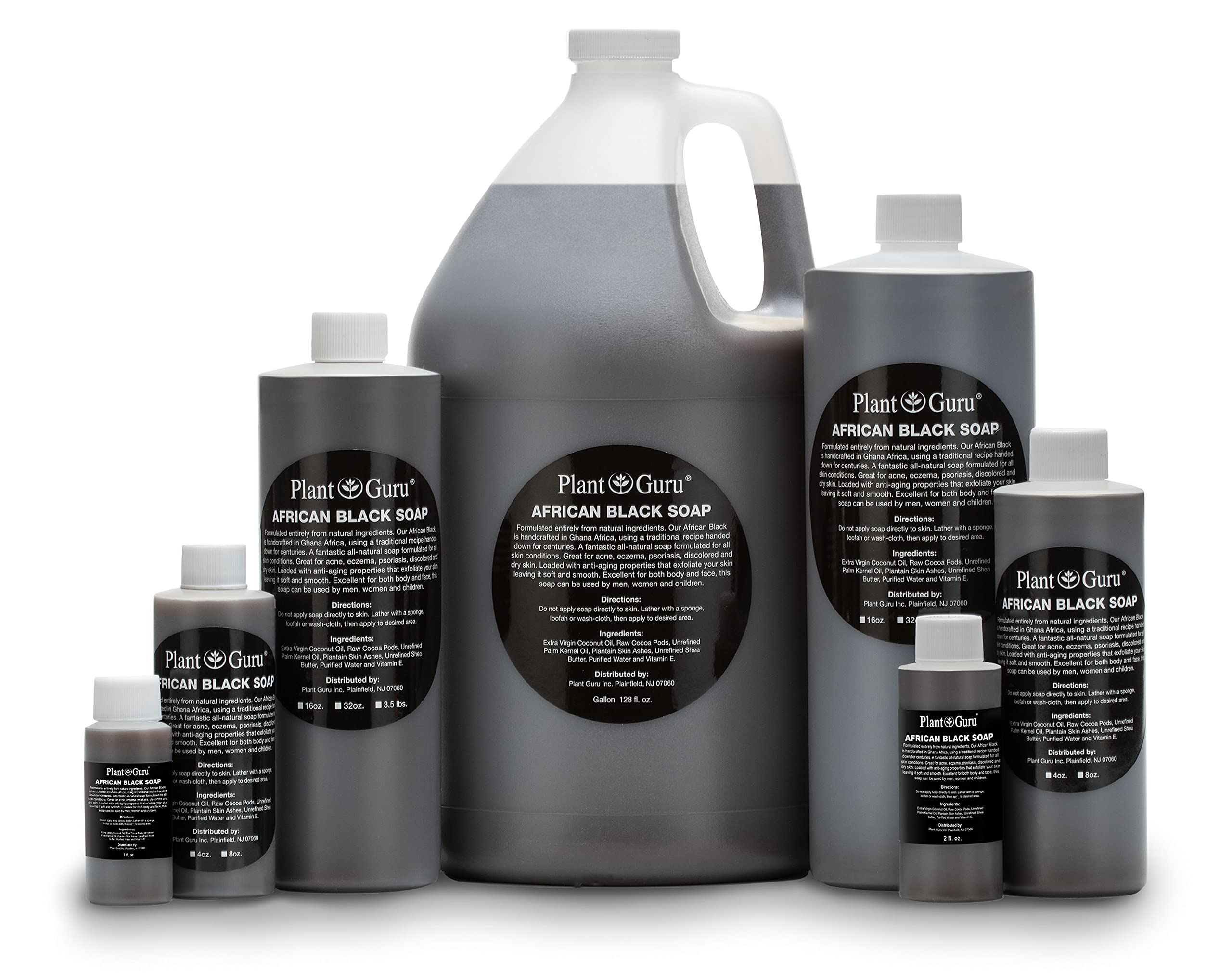 Close-up of creamy foam from Plant Guru African Black Soap Liquid for gentle cleansing.