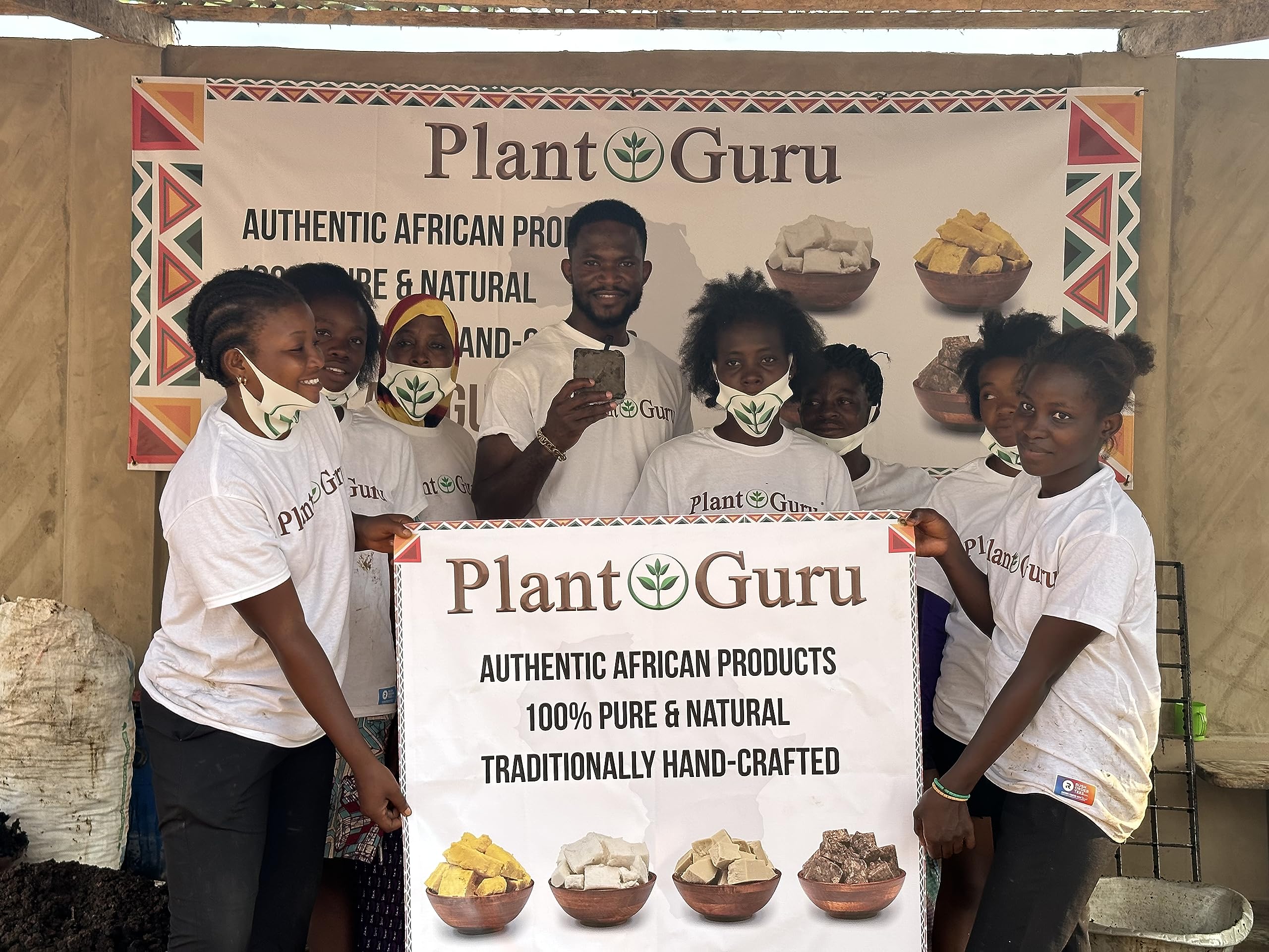 Plant Guru African Black Soap Paste after-use routine, leaves skin refreshed and nourished.