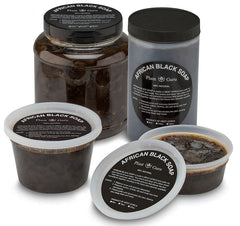 Plant Guru African Black Soap Paste packaging, bulk-ready for savings and routine use.