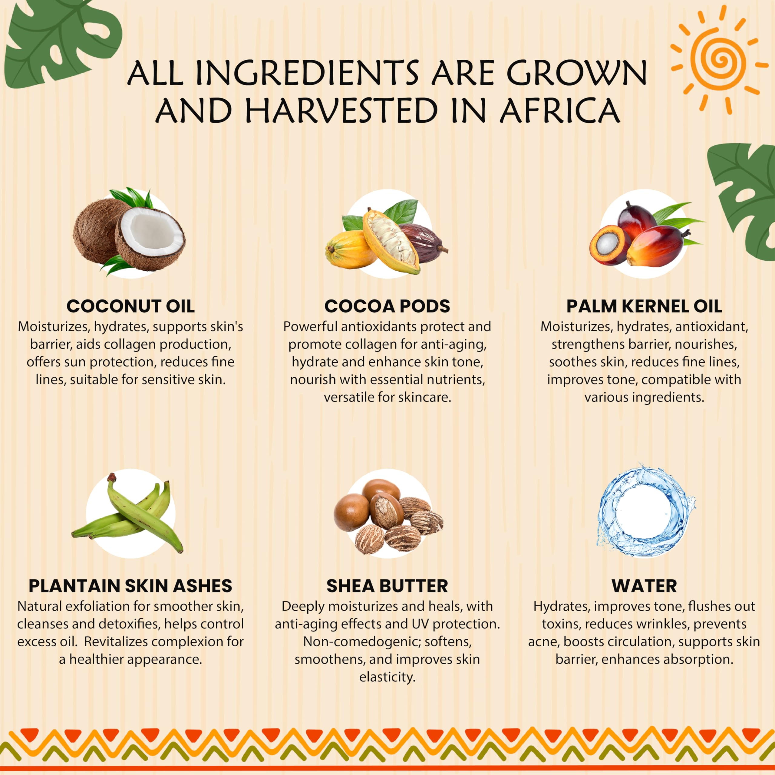 Palm kernel oil note in Plant Guru paste, rich cleansing base for skin.