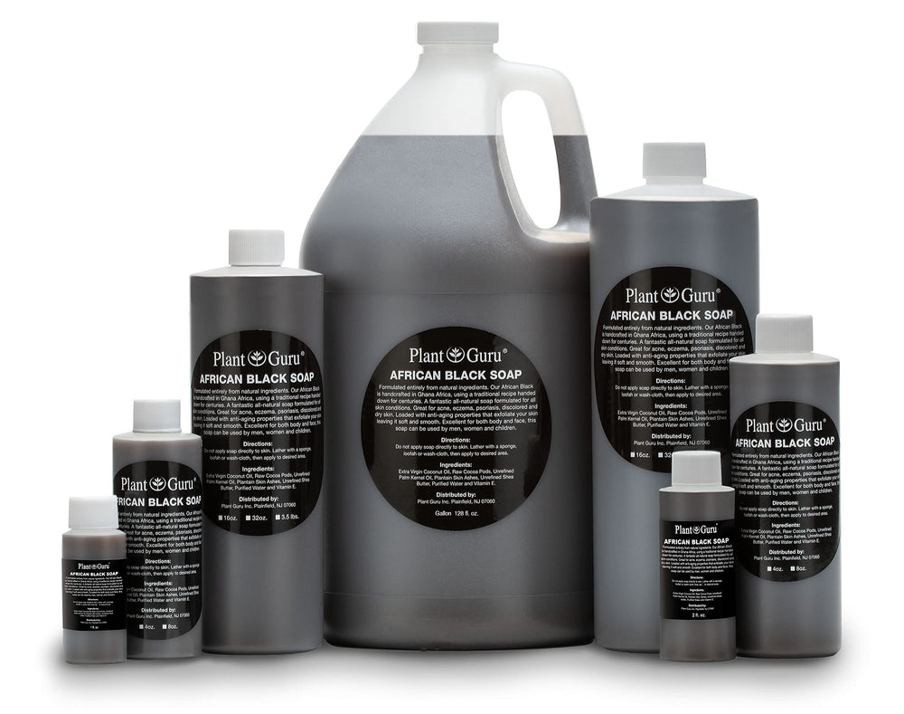 Plant Guru African Black Soap rich-lather close-up for cleansing