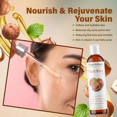 Plant Guru Hazelnut Oil ingredients, cold-pressed from hazelnuts.