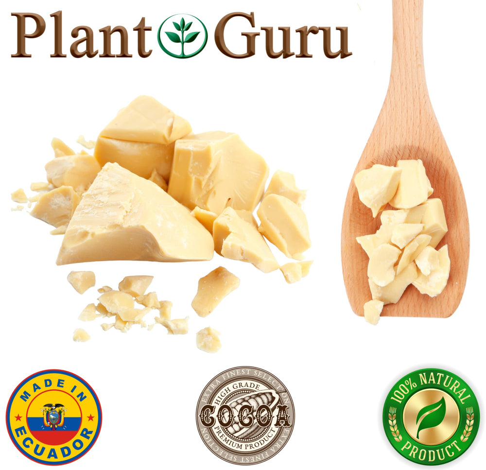 Plant Guru Lip balm and moisturizer base, cocoa butter for DIY beauty products.