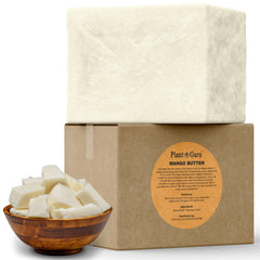 Plant Guru Mango Butter bulk 5lbs packaging for DIY skincare