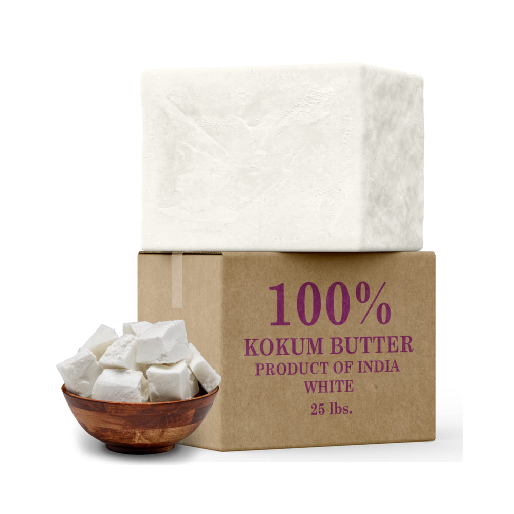 Plant Guru Kokum Butter used in soap making and conditioning bars.