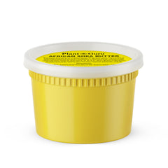 Plant Guru Raw African Shea Butter 16 oz tub, ultra-hydrating moisturizer for skin and hair.