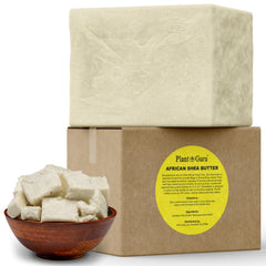 Plant Guru Raw African Shea Butter block 10lbs for smooth, hydrated skin