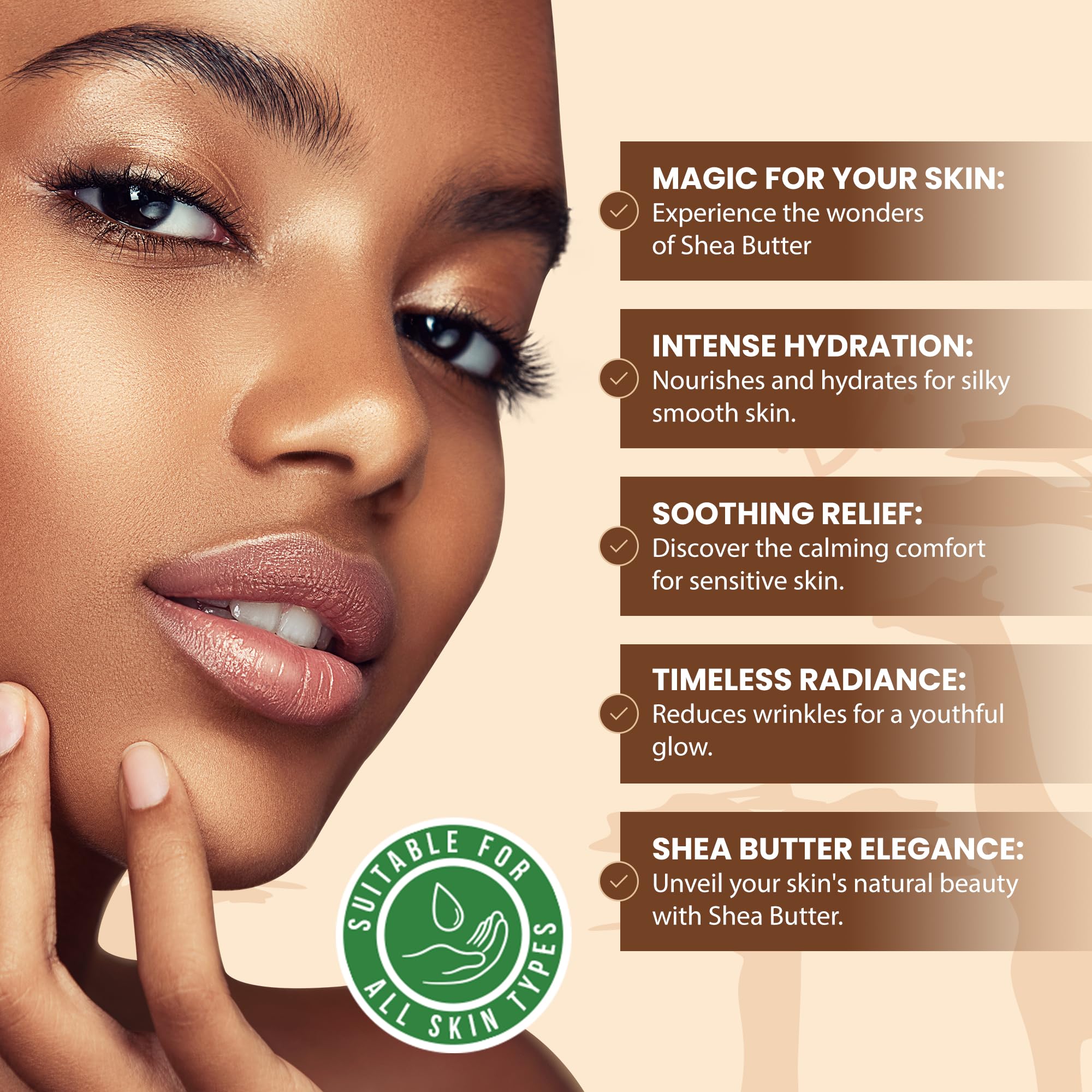 Plant Guru Shea Butter face moisturizer nourishes delicate skin