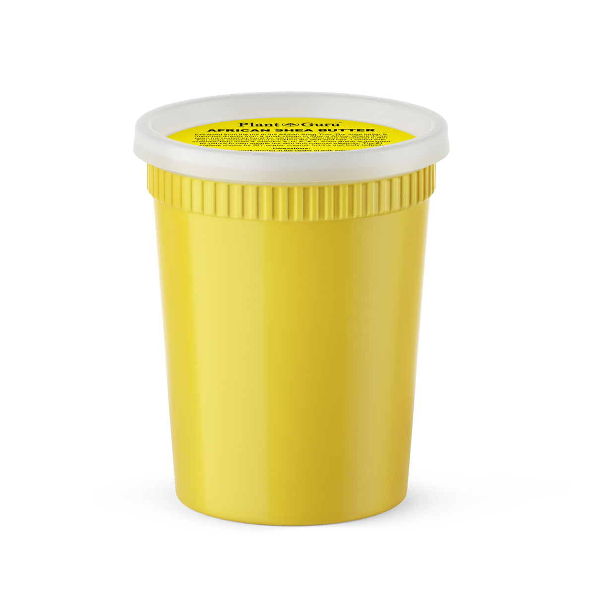 Plant Guru Raw African Shea Butter 32 oz bulk; natural moisturizer for skin.