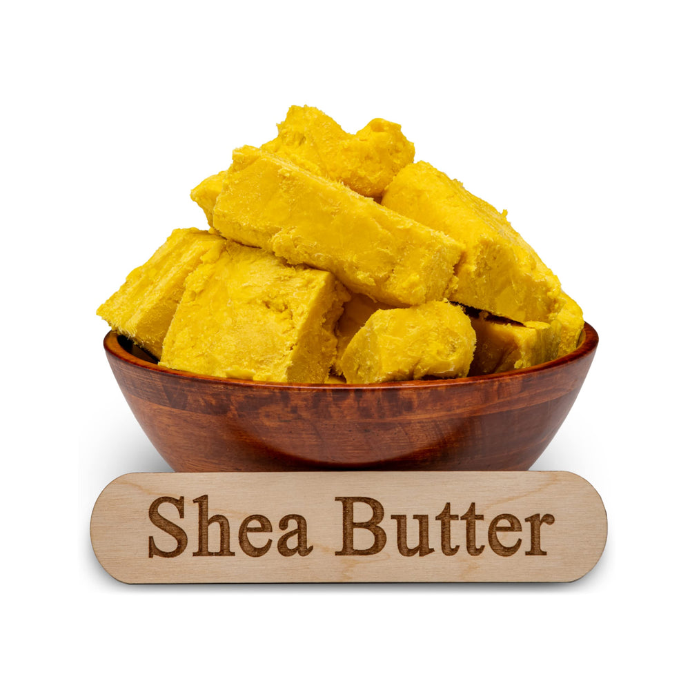 Plant Guru Shea Butter texture closeup shows creamy, rich consistency for quick absorption.