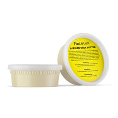 Close-up texture of Plant Guru shea butter showing creamy consistency