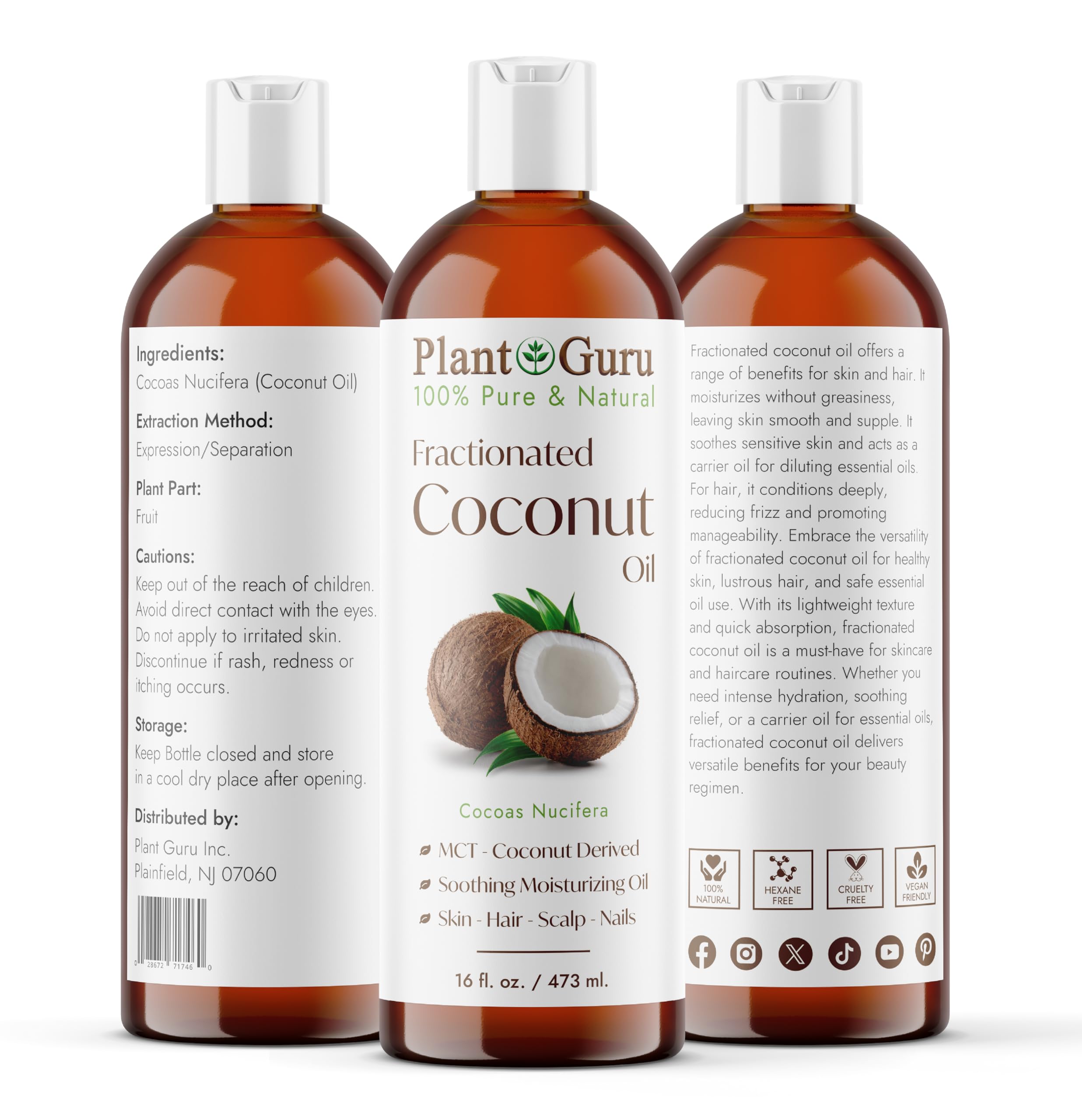 Plant Guru skin care application for daily nourishment and glow