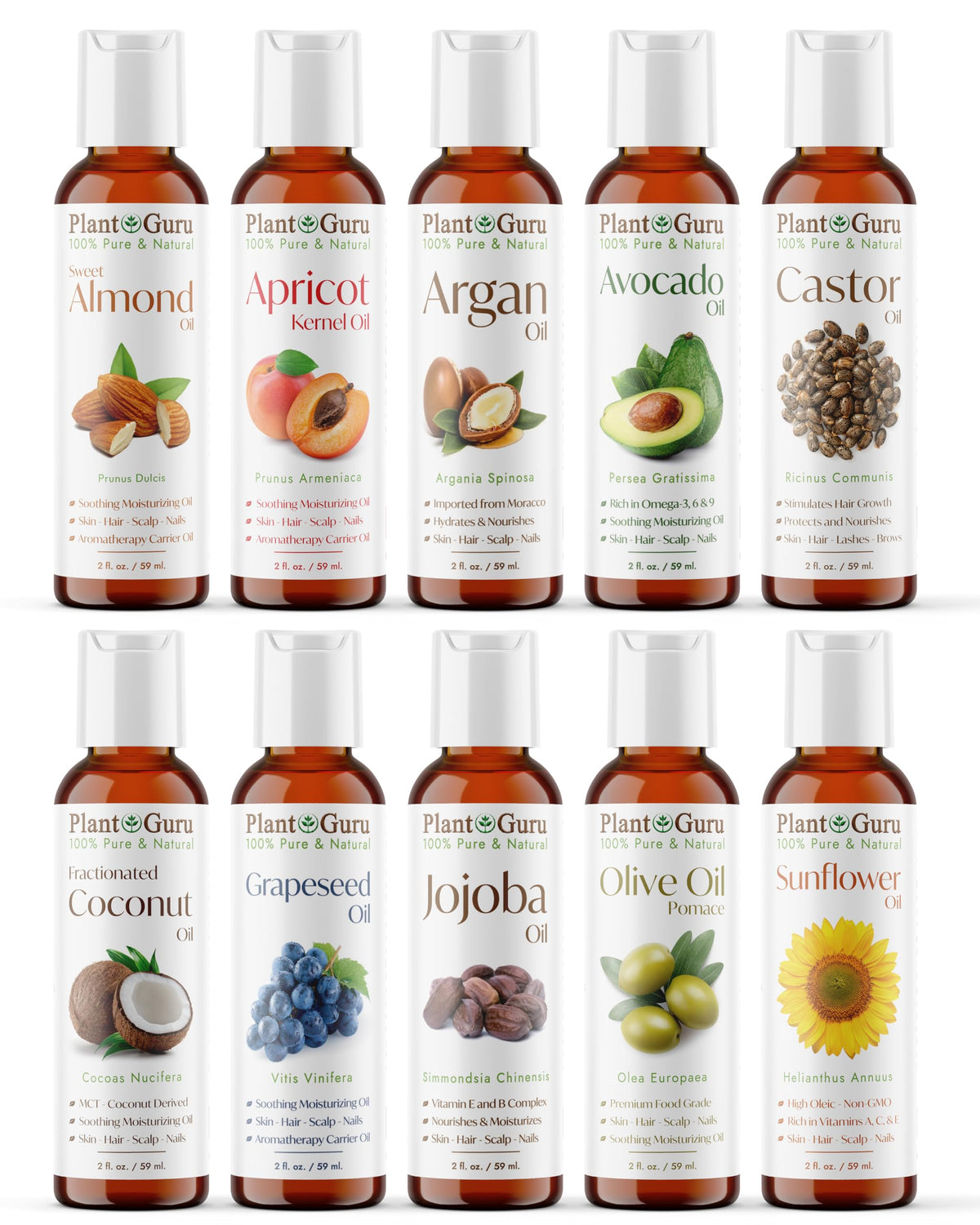Plant Guru Sweet Almond Oil for skin and hair nourishment