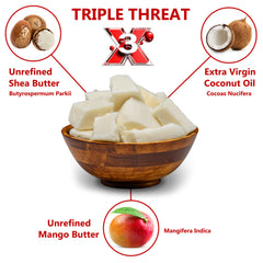 Plant Guru Triple Threat texture close-up highlights rich non-greasy absorption