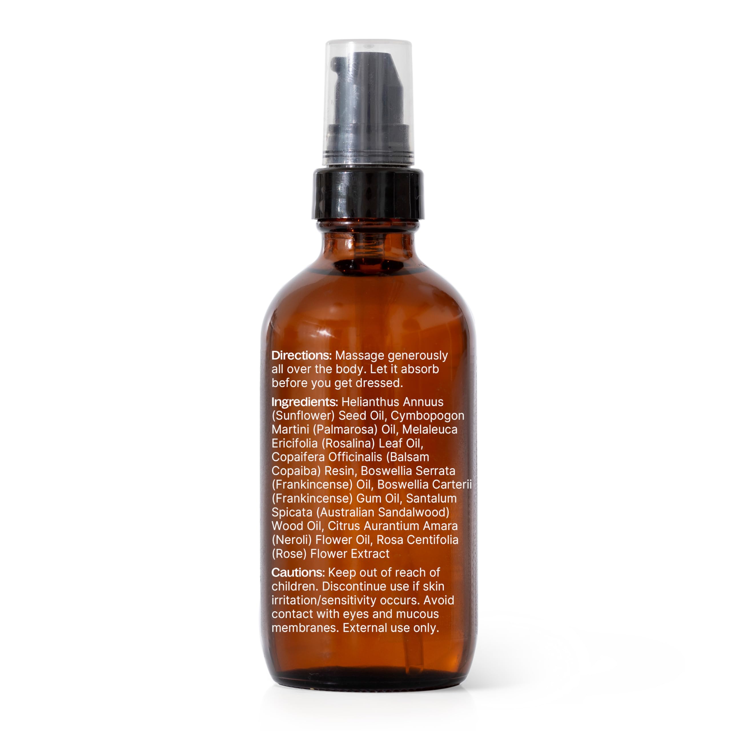Plant Therapy Anti Age Body Oil label close-up on cruelty-free and eco-friendly packaging.