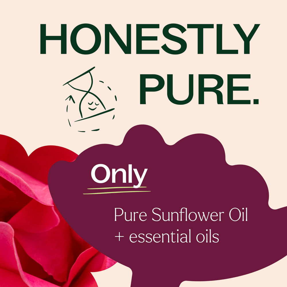 Plant Therapy Anti Age Body Oil texture close-up highlighting silky, lightweight feel.