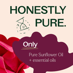 Plant Therapy Anti Age Body Oil texture close-up highlighting silky, lightweight feel.