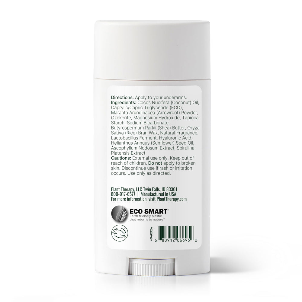 Plant Therapy Coconut Ylang Ylang Deodorant packaging eco-smart design.