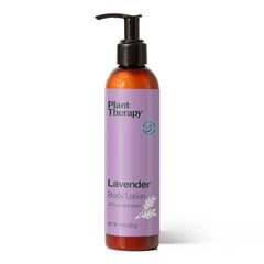 Plant Therapy Lavender Body Lotion bottle for hydrated, silky skin.