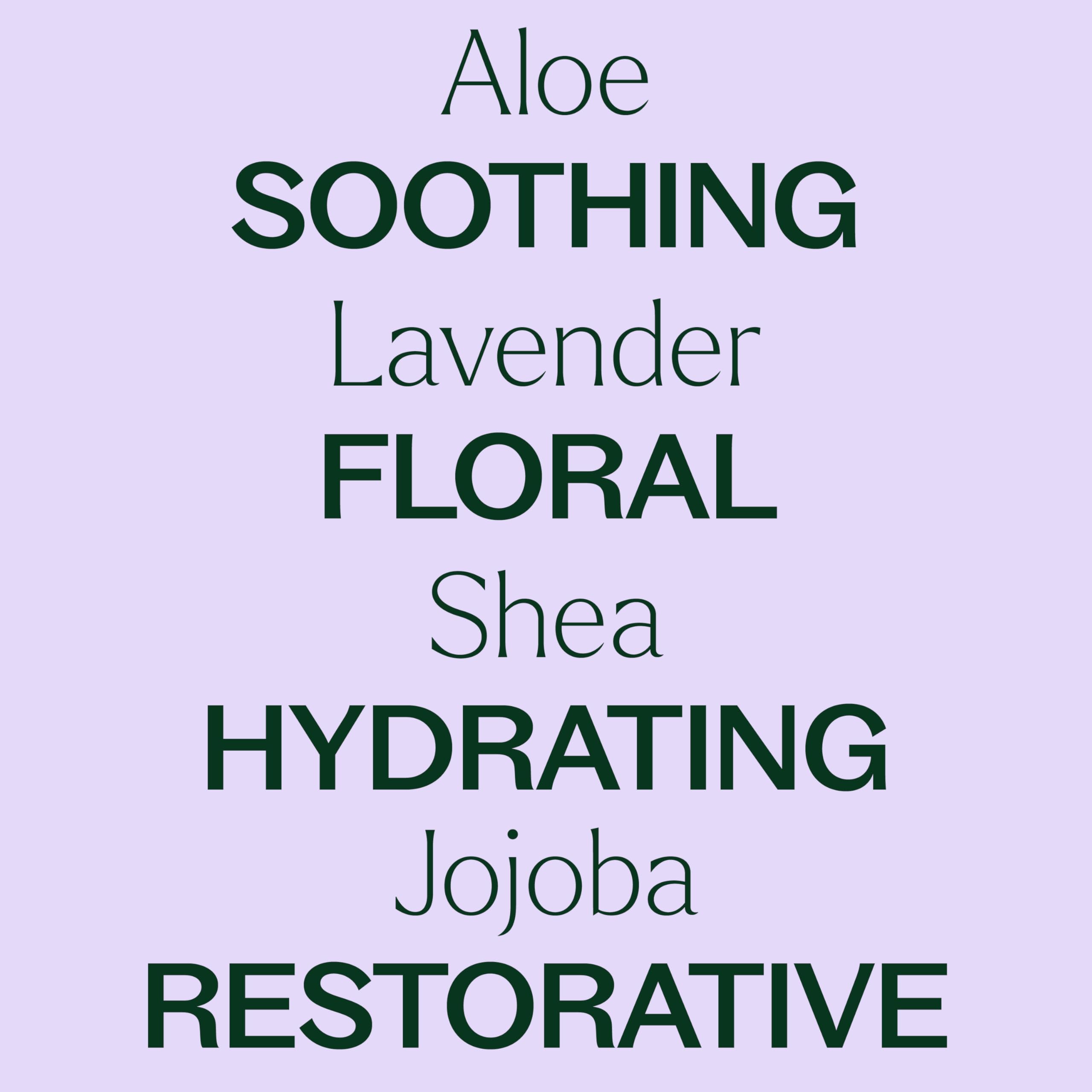 Close-up texture shows rich, creamy consistency for smooth application.