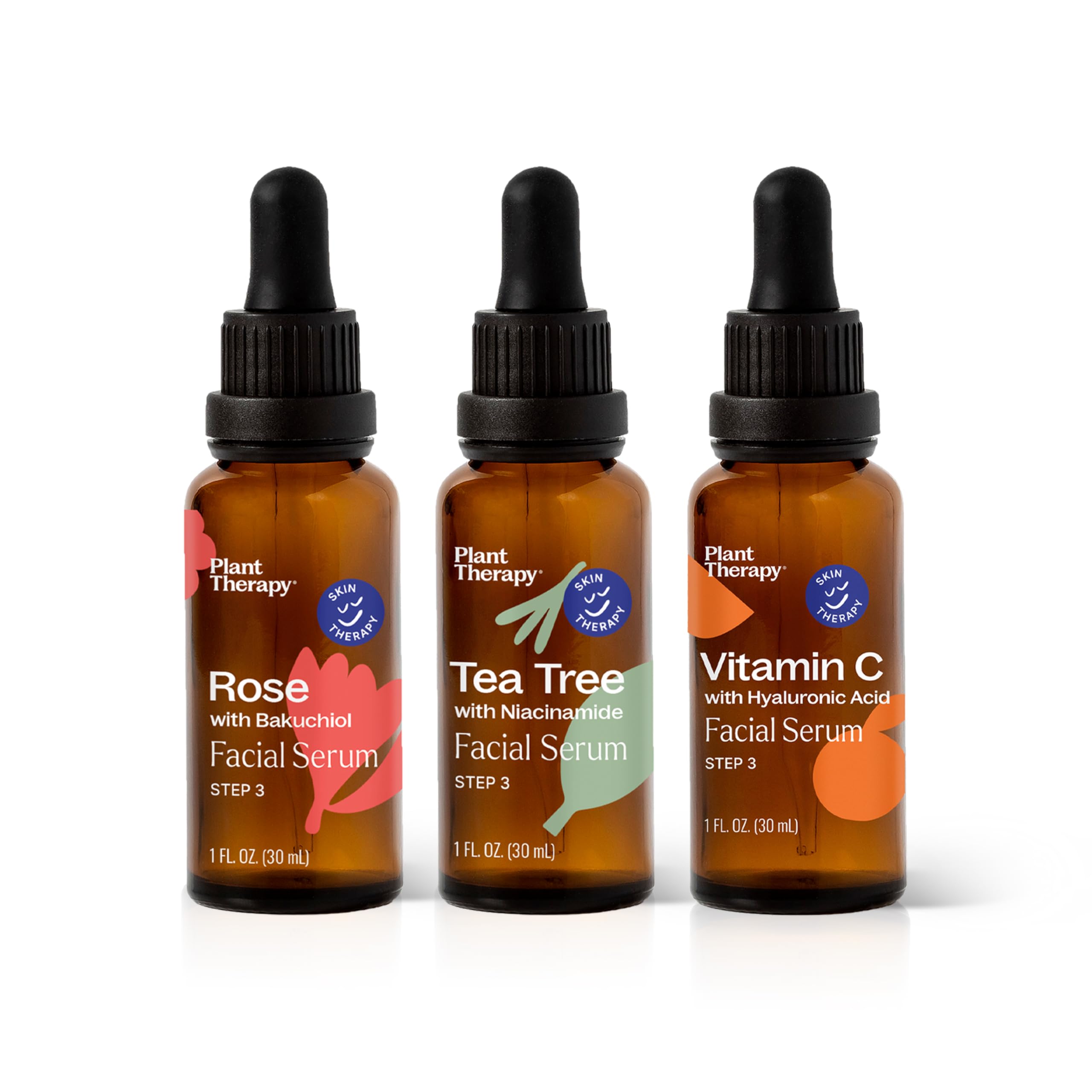 Plant Therapy Rose Bakuchiol serum label detail on ingredients