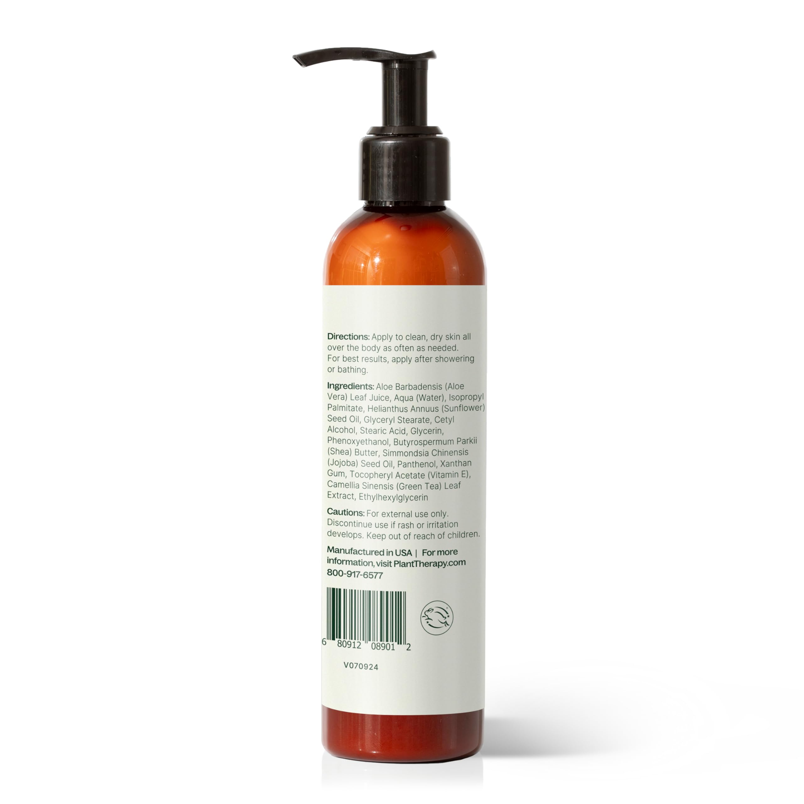 Plant Therapy Unscented Body Lotion customize-with-essential-oils option for personalization.