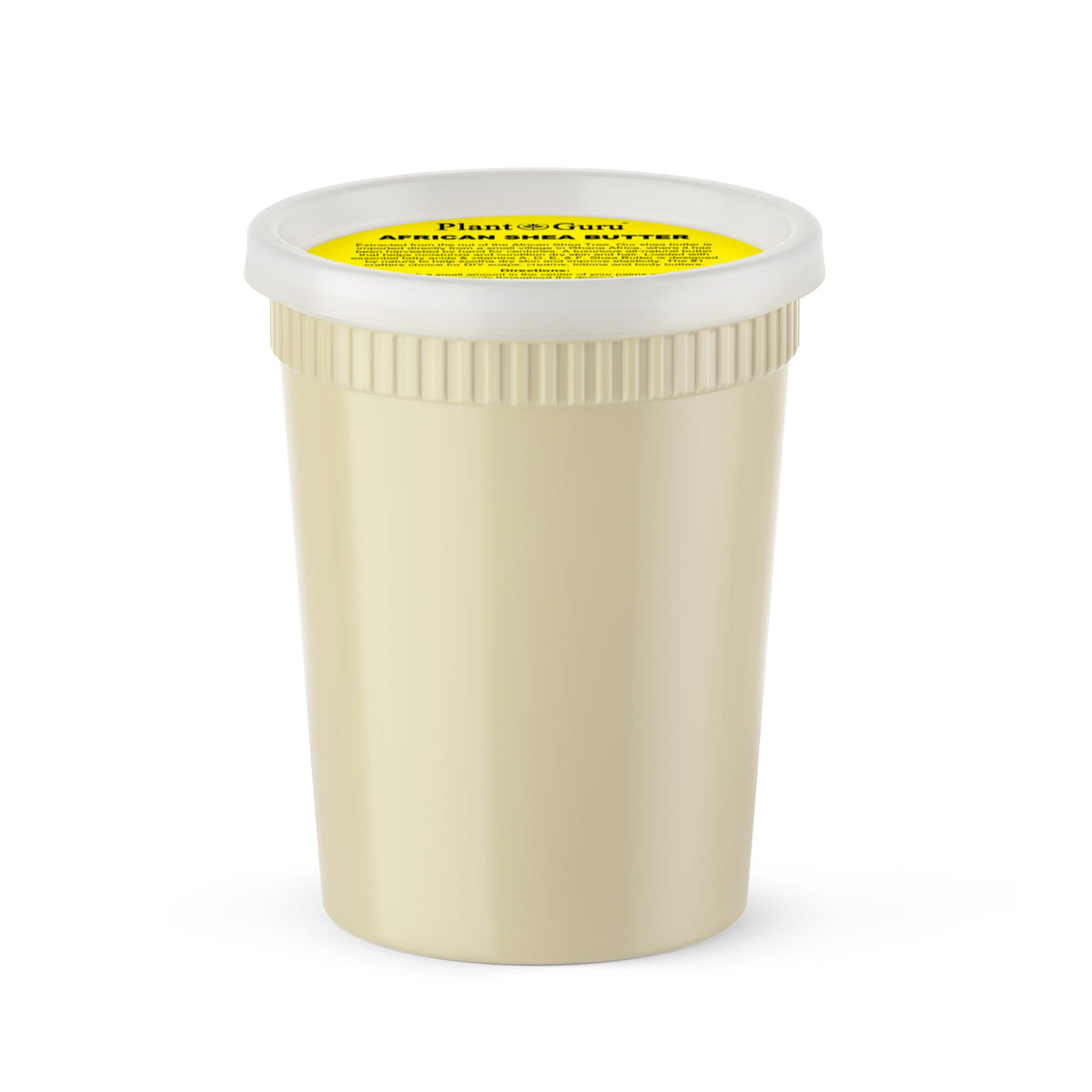 Plant Guru raw African shea butter 32 oz jar for deep hydration