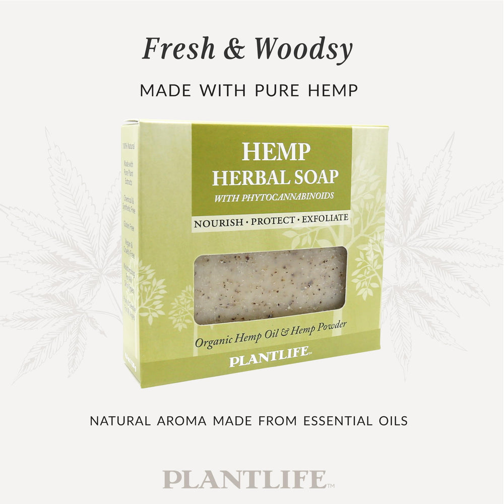 Plantlife hemp protein powder detail showing skin-loving nutrients from plants.