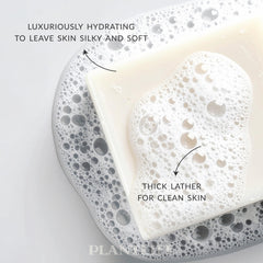 Plantlife Jojoba Rosehip bar soap providing renewing nourishment for dry skin