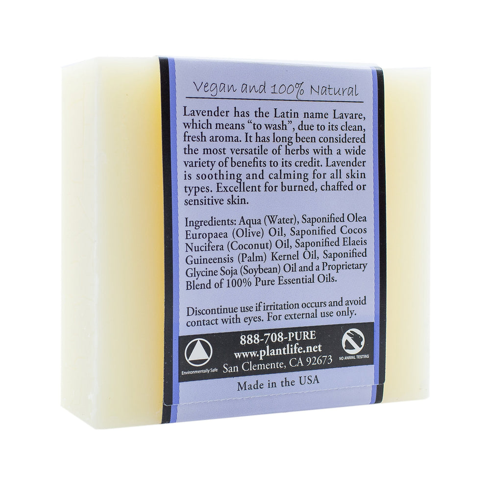 Plantlife Lavender 6-pack Soap, a versatile addition to any skincare ritual.