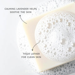 Plantlife Lavender soap bar made in California, crafted with plant-based ingredients.