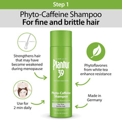 Plantur 39 conditioner bottle highlighting nourishing ingredients for fine hair
