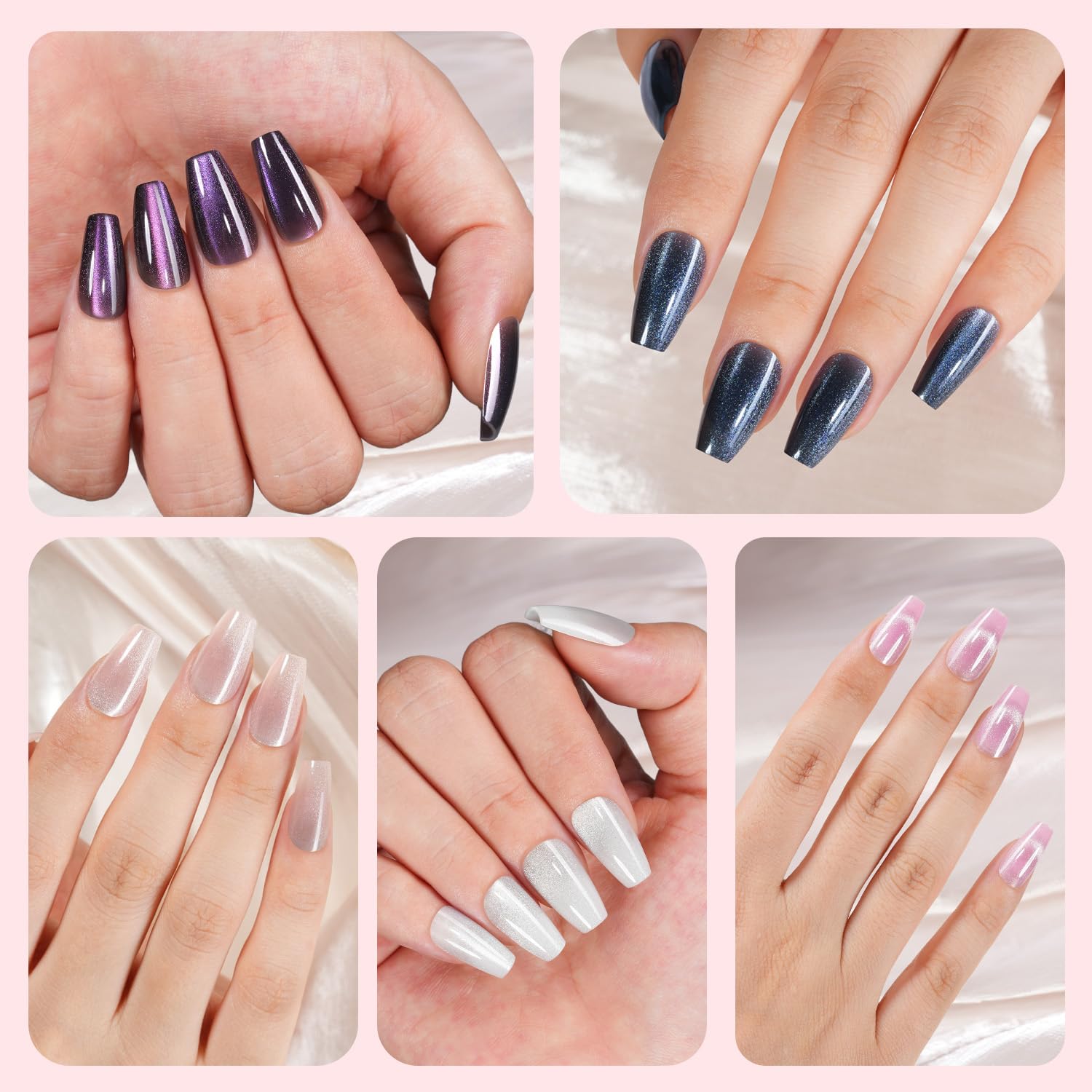 Plauva 15-different-size nail tips ensure a precise fit.