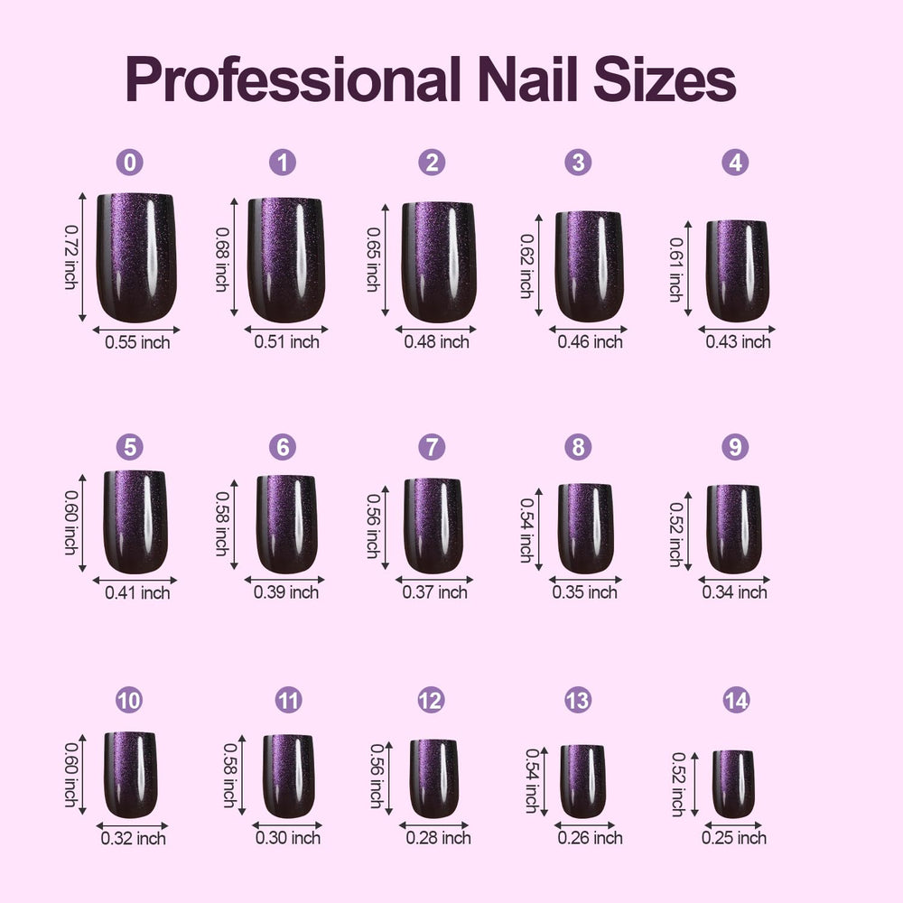Plauva cat eye tips ideal for DIY nails and events