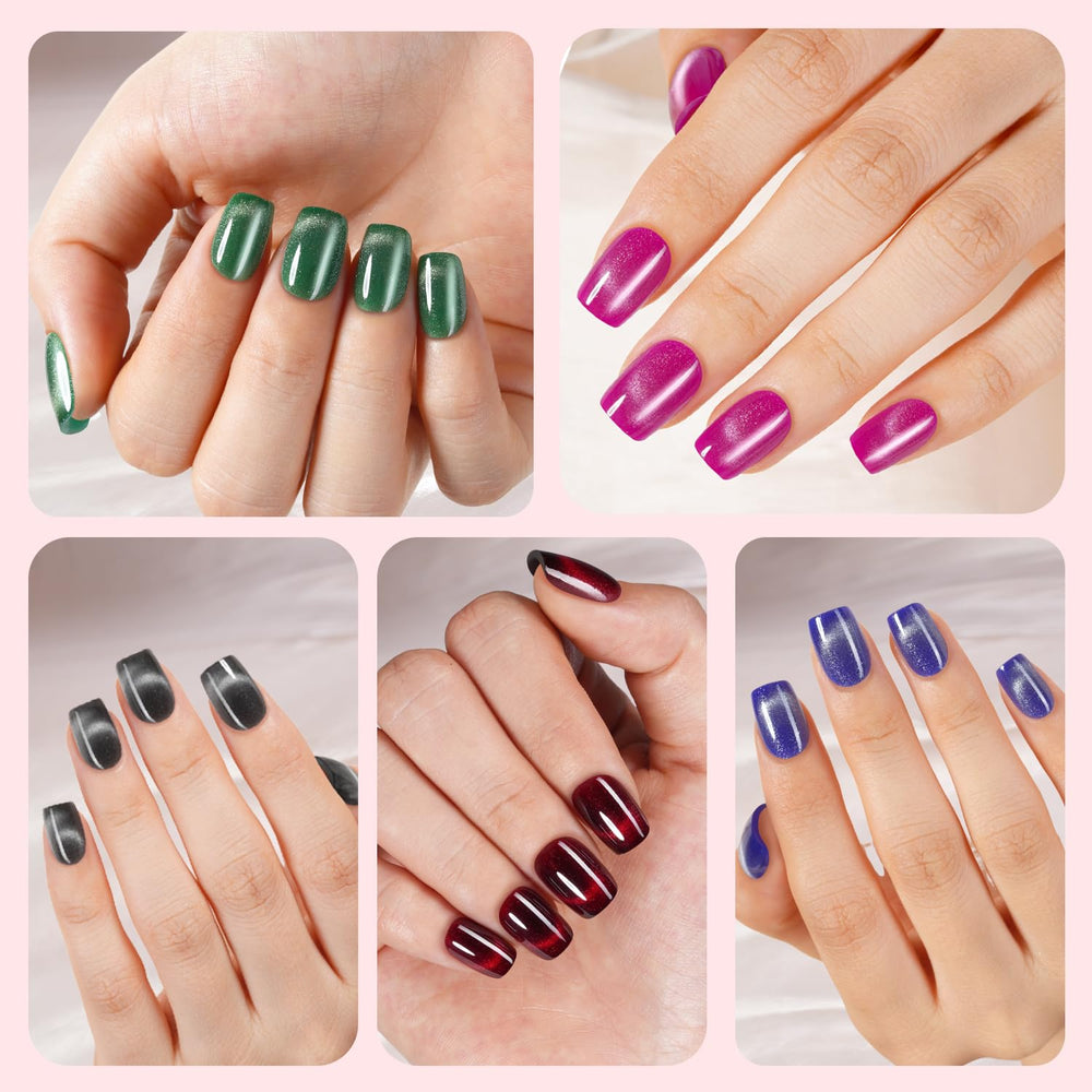 Easy 30-second application with Plauva press-on nails