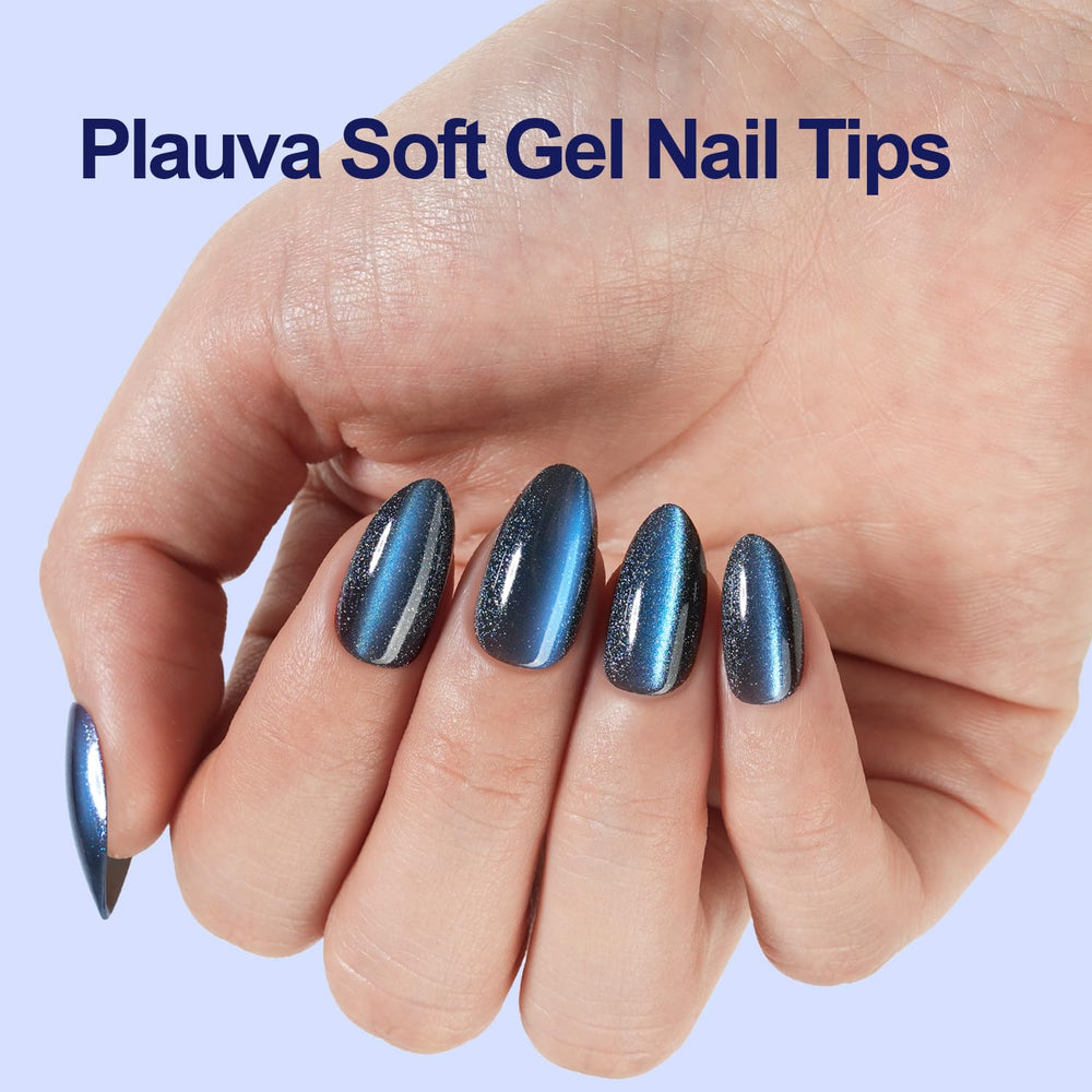 Plauva cat eye nails showing varied sizes for precise, secure fit