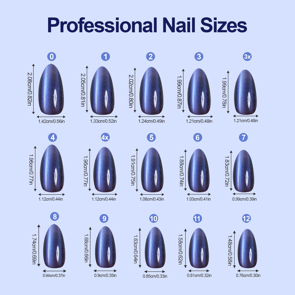 Plauva almond cat eye nails ideal for weddings and events