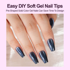Plauva soft gel nails collection offers comfortable wear.