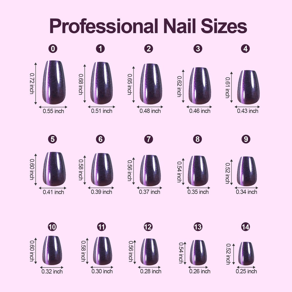 Plauva nails with thinner rear edge for precise fit.