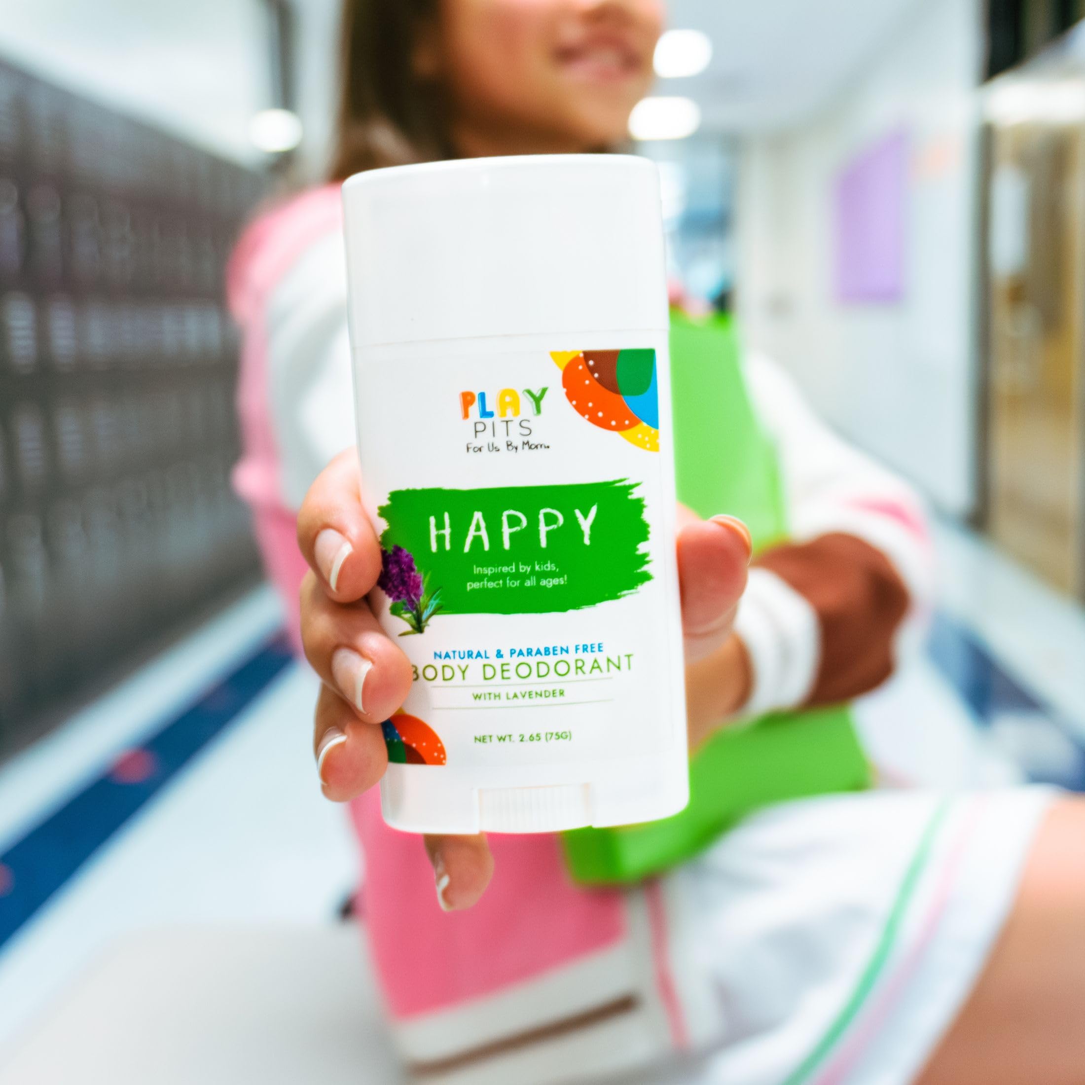 Play Pits HAPPY long-lasting protection for active kids.