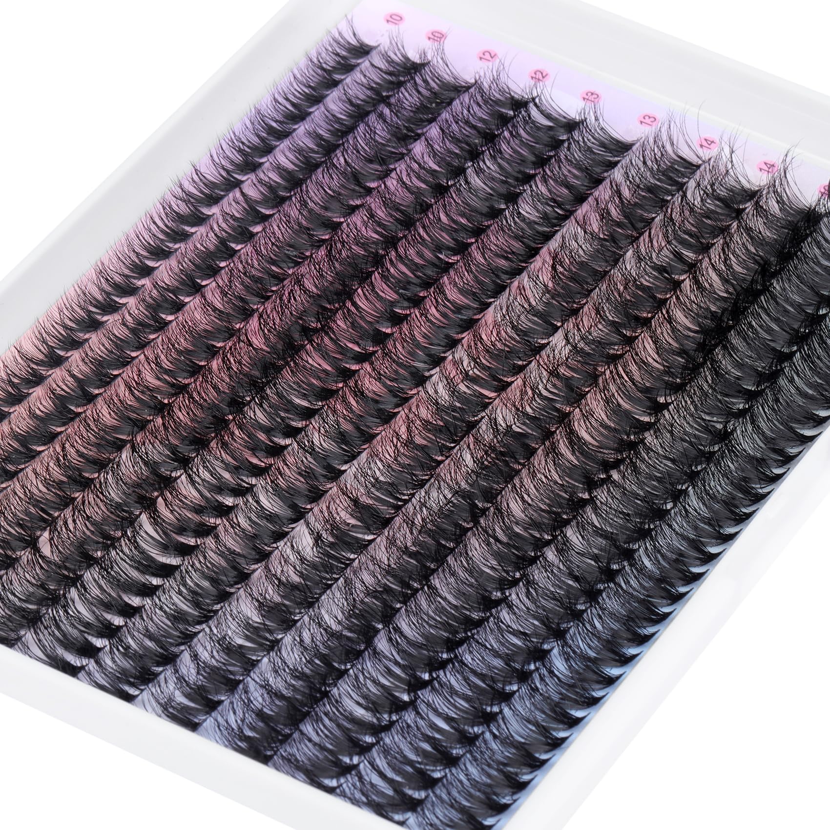 Pleell eye makeup ready lash clusters suitable for versatile looks.
