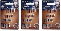 PLESIU Goody Colour Collection Mini Bobby Pins Metallic Brunette for secure, discreet hair styling.