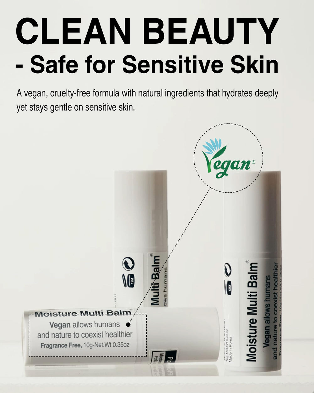 Pleuvoir vegan-certified Korean balm aligns with clean beauty standards.