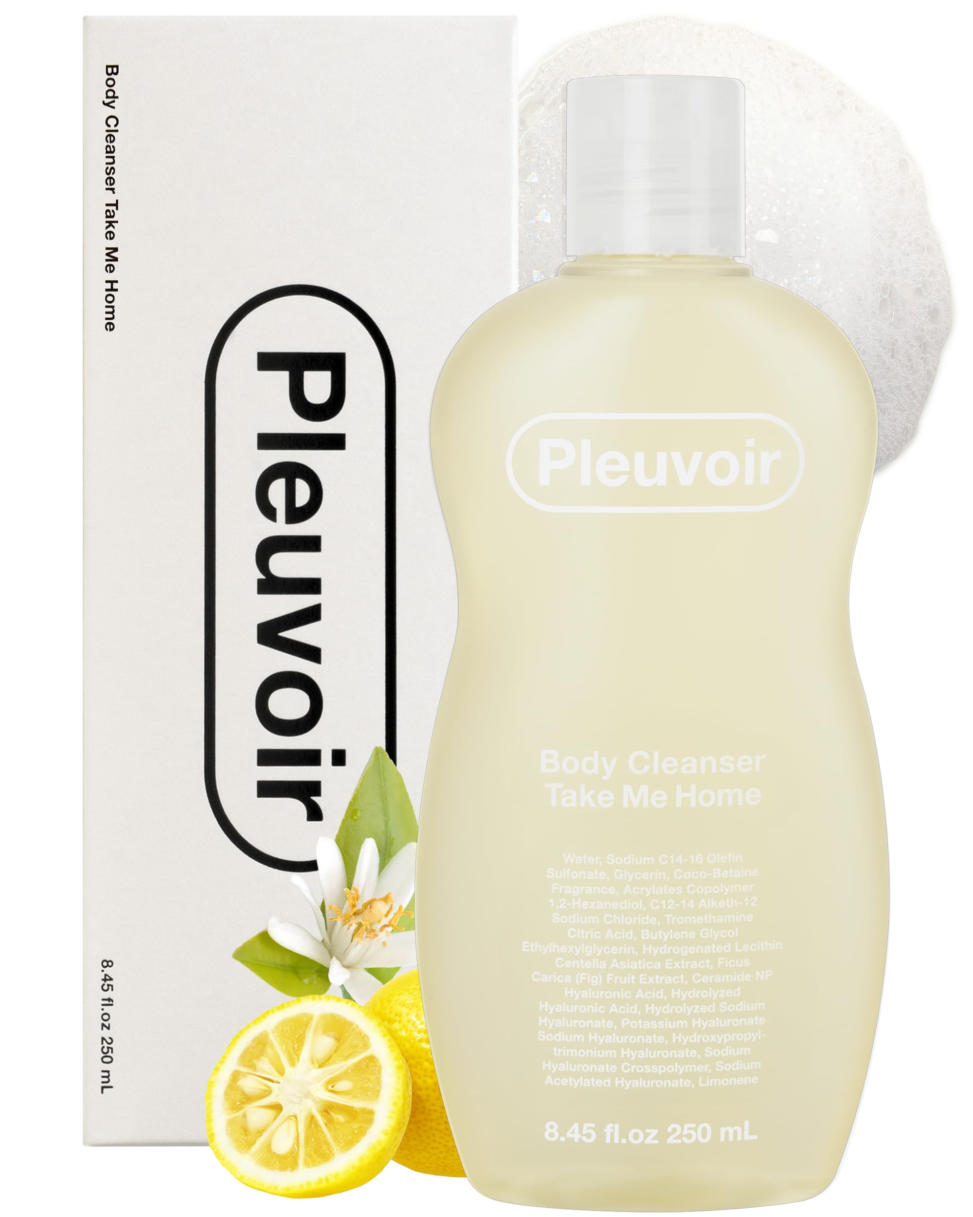 Pleuvoir Take Me Home bottle front view for refreshing citrus floral cleansing